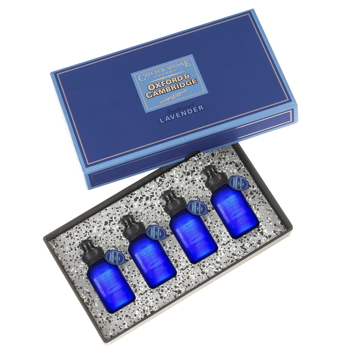 Oxford & Cambridge Aftershave 4-Piece 0.5fl oz Travel Set